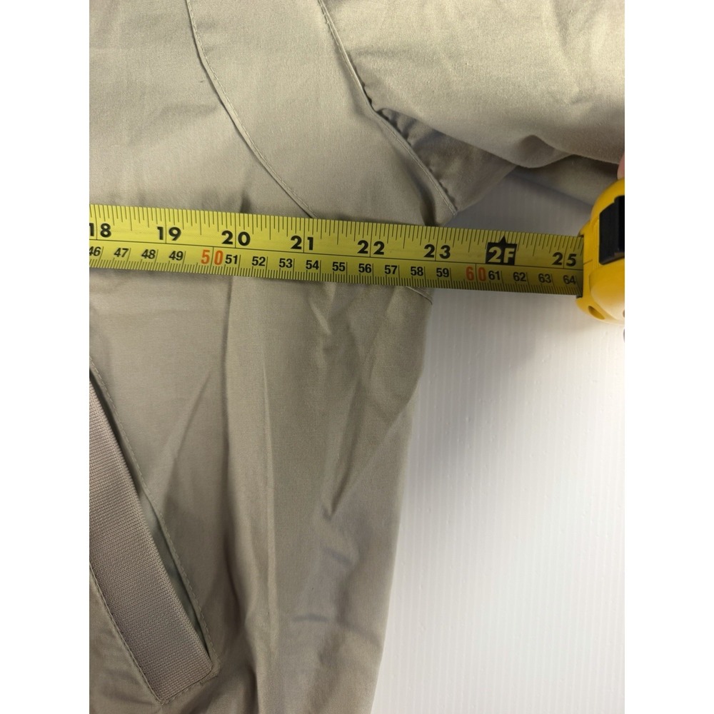 Members Only Men's Size 44 Tan Racer Jacket Zip Front Ribbed Cuffs - Picture 6 of 7
